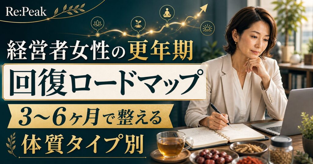 更年期の経営者女性が回復するには